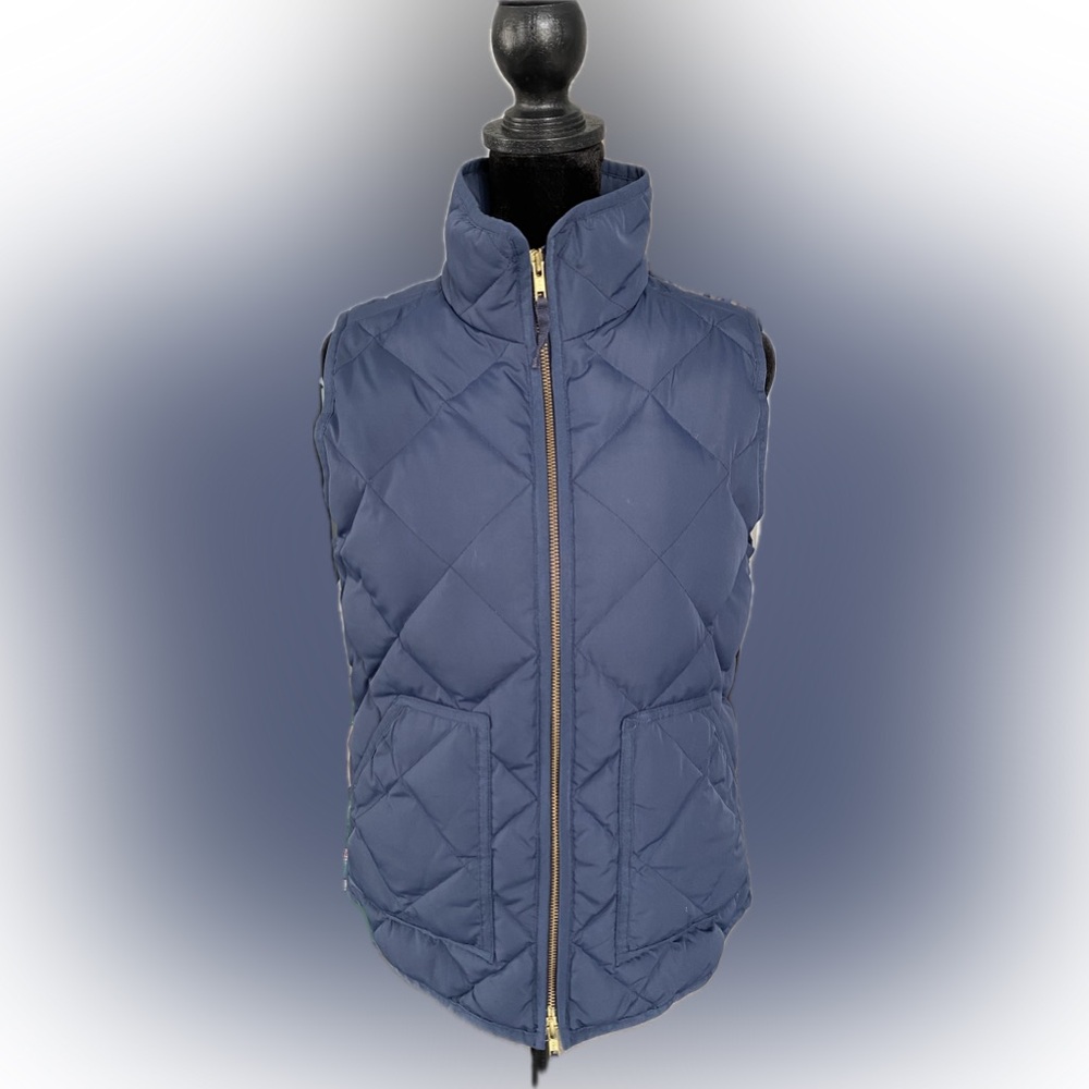 J. Crew Quilted Down Puffer Vest - Size XS